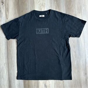 Kith Shirt Men’s XXL Black Box Logo Crewneck Tee Short Sleeve